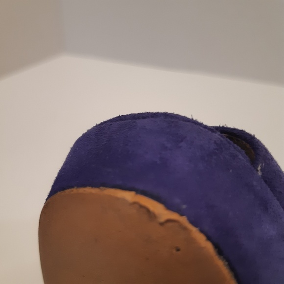 Sam Edelman Purple Suede Funky Heels - Picture 8 of 8